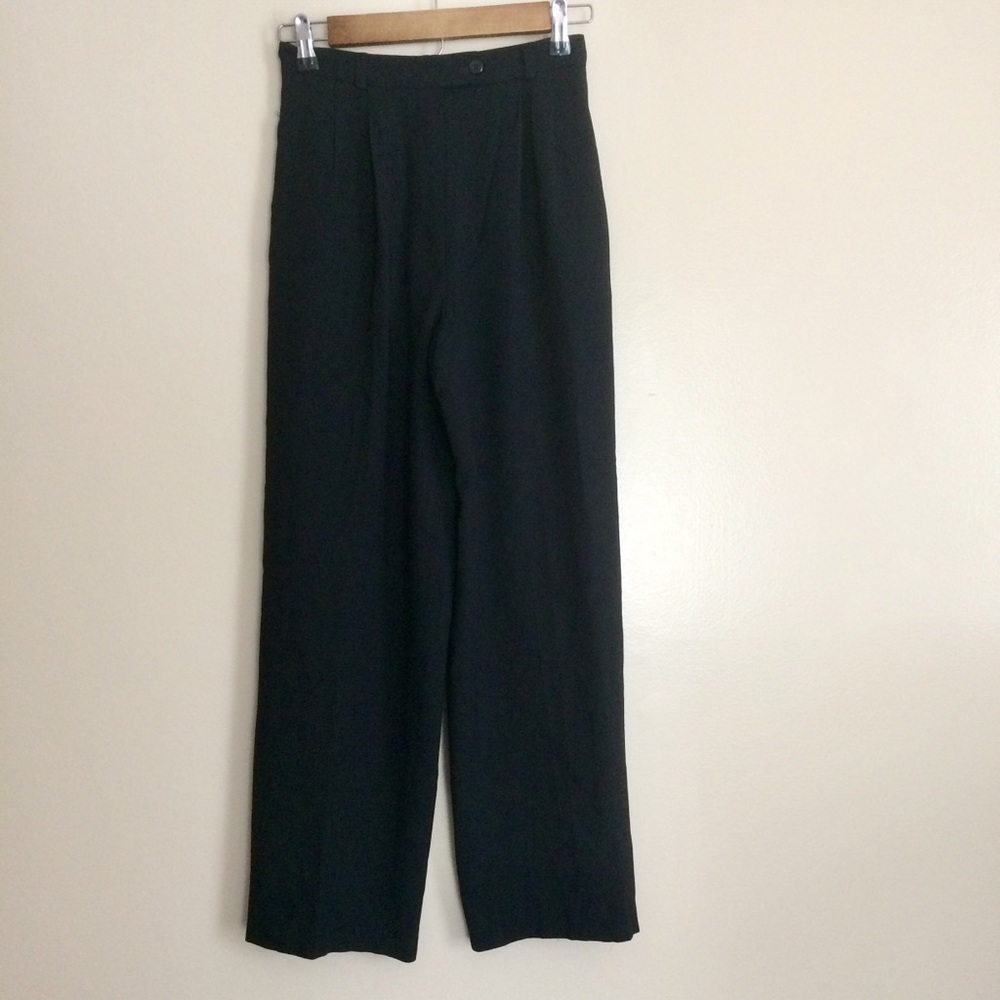 Talbots Petite Black Lined Dress Pants